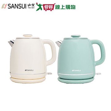 山水 2L防燙電茶壺 SWB-K35/36-米/綠【愛買】