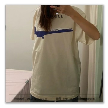 【HAO NICE 】美國街頭潮流 Stussy 24SS 春夏新款  胸前經典噴射飛機 街頭穿搭必備爆款百搭短T