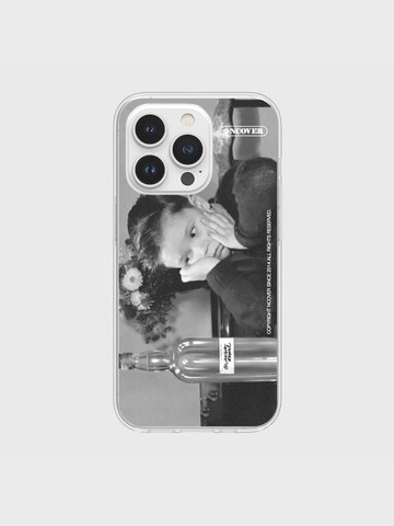 Thinking Boy Jelly Phone Case [Clear]