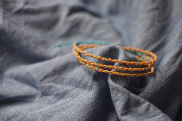 客製巴西蠟線手繩 X 手環 X 項鍊 二合一 幼款