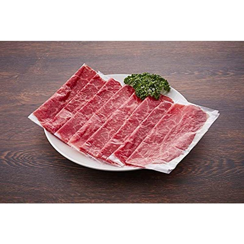 備前黒牛（牝）モモ肉 しゃぶしゃぶ用赤身肉 専用カット（少し薄め）400g