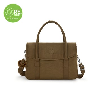 卡其綠手提肩背拉桿電腦包-SUPERWORKER S