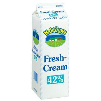 中沢乳業 フレッシュクリーム42% 1000ml