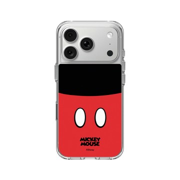iPhone 18 Pro Clear Case（相機按鈕） 透明 - 迪士尼-米奇 Mickey - 米奇衣服