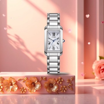 CITIZEN 星辰錶 L系列 簡約優雅 光動能時尚腕錶 手錶 女錶 聖誕節 禮物-EW5620-55A