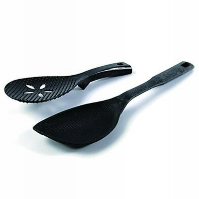 便利なしゃもじとターナーのセット  備長炭入り ちょい置きしゃもじと炒飯ターナー