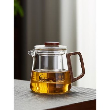 玻璃茶壺耐高溫加厚茶水分離2025新款高硼硅家用花茶小泡茶壺茶具