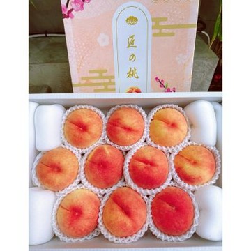 日本 山形縣 白桃 10玉原裝箱 ｜日本水蜜桃禮盒