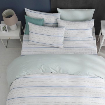 雙人兩用被套加大床包組/ 100%精梳純棉 / 純棉 / 艾普斯 [鴻宇] 台灣製 - C20162