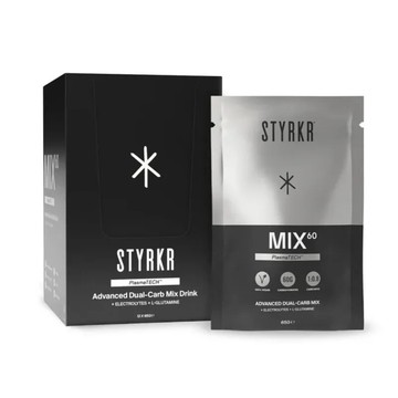 [短效期] [買一送一] [STYRKR] MIX60 雙碳水電解質能量沖泡飲 - 原味 (65G/包) 12入組-[短效期] [買一送一] [STYRKR] MIX60 雙碳水電解質能量沖泡飲 - 原味 (65G/包) 12入組