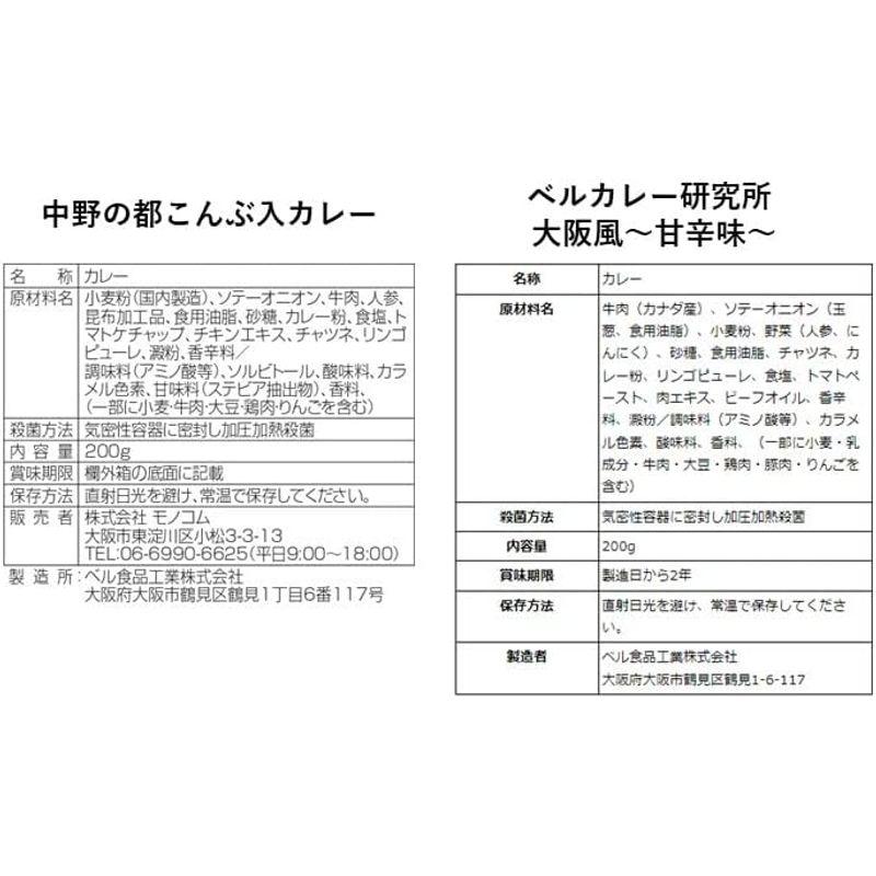 レトルトカレー ご当地 大阪 ビーフカレー 詰め合わせ 6種 セット