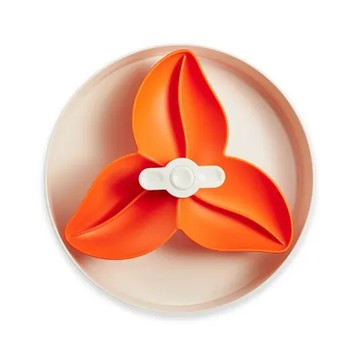 PetDreamHouse 旋轉益智慢食碗-九重葛-橘 (寵物碗 藏食碗 嗅聞碗)