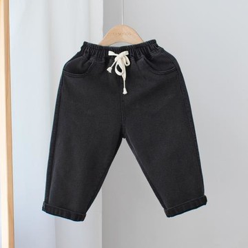 重磅推薦，兒童柔軟褲子男童牛仔褲時尚百搭老爹褲寶寶小童長褲潮