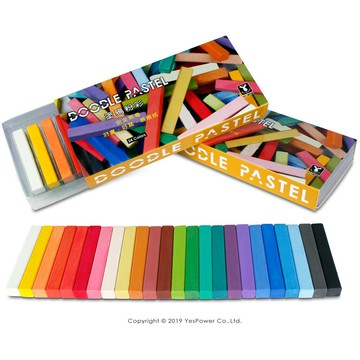 CH-0324 悅適牌24色塗鴉 粉彩 粉彩筆 粉彩條 24支裝 台灣製造，安全無毒，好畫‧好寫‧易擦拭