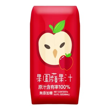 動物園100%果園蘋果汁24入