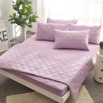 Pure One 防水床包式保潔墊  單人  單人(6.2 x 3.5m)  魅力紫