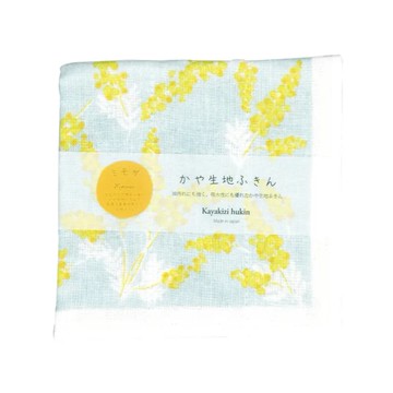 日本 kayakijifukin 七層紗家事布/擦碗巾-含羞草綿語 約30x30cm (JN775-347-62)