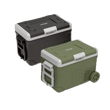 【G-PLUS】35L溫控行動露營冰箱【黑】 移動冰箱 車載冰箱 露營冰箱 附110V插頭