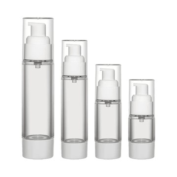 咪咪購物 真空按壓分裝瓶乳液款四件套 (15ml/30ml/50ml/100ml) 旅行便攜  單色  1組