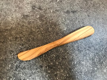 義大利Zen Forest橄欖木實木抹刀Olive wood spatula