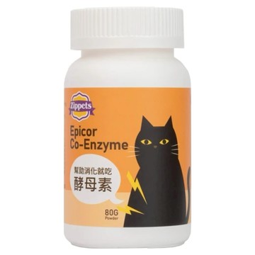 Zippets 吉沛思 貓咪Epicor酵母發酵物保健粉 80g  1個  1份  腸道健康/乳酸菌