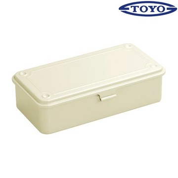 TOYO 提把方型工具箱/收納盒/手提箱 T-190 LI 米黃