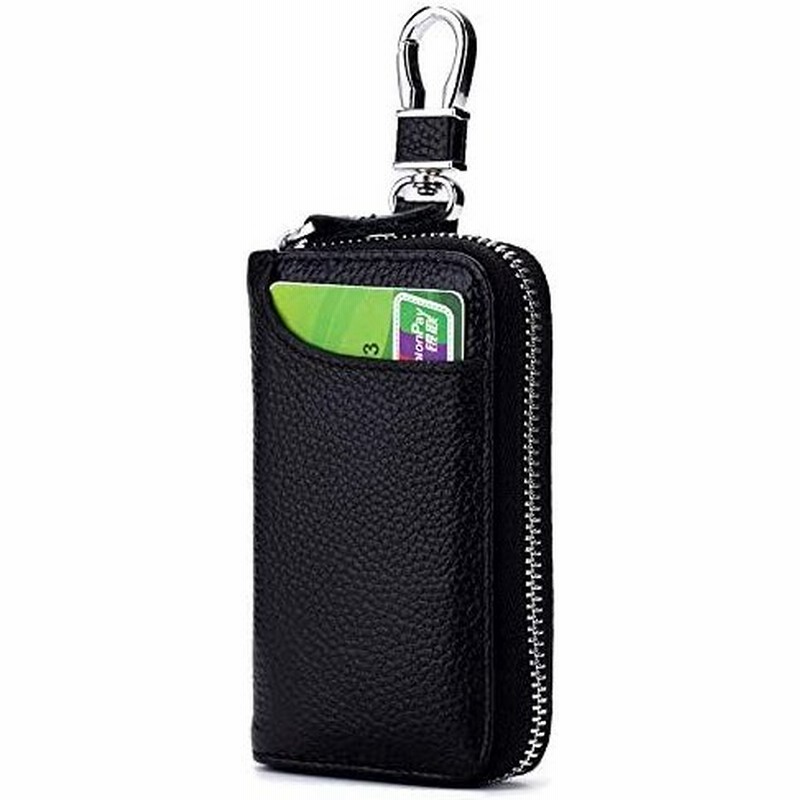 Rumay キーケース スマートキー 車キーケース カードキーケース 本革 レザー カーボンレザー ６連 ファスナー カード入れ 小銭 札入れ付き 多機能 大容量 002 通販 Lineポイント最大0 5 Get Lineショッピング