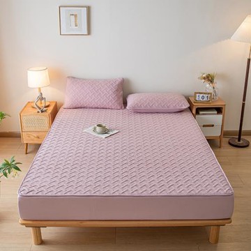 新品臺灣床包床笠加厚保暖新款A類針織棉拉絨大豆夾棉-床笠