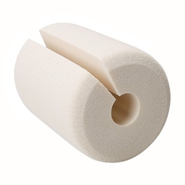 E.dot 居家安全兒童防夾手安全阻門夾/門檔 圓柱型 NBR環保材質 柔軟一體 高度抗撞  米色  1個