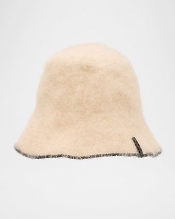 Fuzzy Knit Bucket Hat