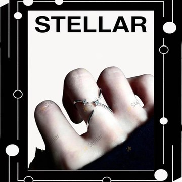 《✨Stellar 千星飾品✨》A007 耀星系列 星辰尾戒 開口戒 小眾設計 女款 優雅輕奢 戀與深空 沈星回