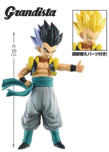 台灣代理版 七龍珠Z 悟天克斯 Grandista －Resolution of Soilders－ GOTENKS GROS 共兩個頭雕 約19公分高 公仔