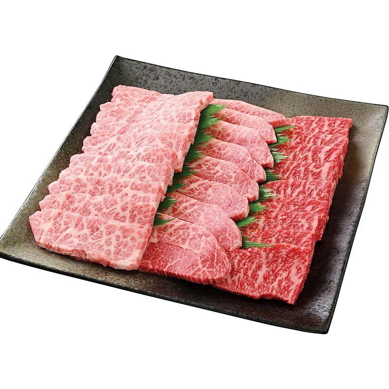 敷島ファーム 牧場直営 黒毛和牛 豪華 焼肉 3種セット 600g 上バラ 200g・ ミスジ 200g・ モモ 200g)