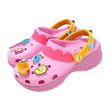 [ACS] Crocs 洞洞鞋 Princess Peach 女鞋 粉 超級瑪利歐聯名 碧姬公主 厚底 21213790H