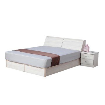 床組【UHO】ZM-3A 雪山白6尺雙人加大三件組