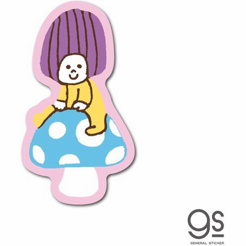 Swimmer キノコ 女の子 ミニ キャラクターステッカー スイマー ブランド イラスト かわいい パステル レトロ 雑貨 Swm048 Gs 公式グッズ 通販 Lineポイント最大0 5 Get Lineショッピング