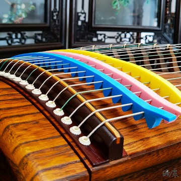 古箏伴奏器古箏止音條矽膠帶練隔音練習練琴指法培訓班去音墊配件【益三和】可開發票