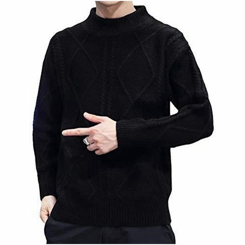 Baluote メンズ ニット カットソー セーター ざっくり編み セーター 秋冬 トップス メンズ ニットセーター 厚 通販 Lineポイント最大0 5 Get Lineショッピング