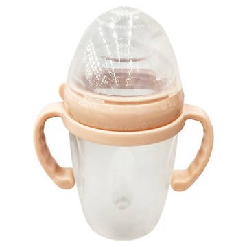 Haakaa 第三代多功能奶瓶 附L號圓孔奶嘴  粉膚色  250ml  1個