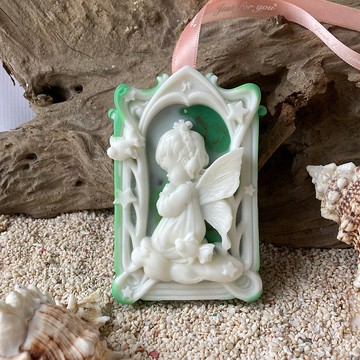 星座蠟片香氛片 - 祈禱天使系列之雙魚座之二  含天然乾燥花