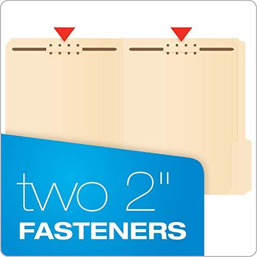 Manila Two-Fastener Classification Folders with Cut Tabs  Lett 