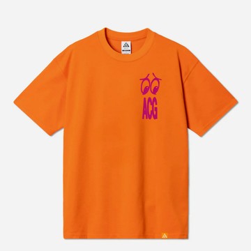 S.G Nike ACG Dri-FIT 橘 IH1301-819 男子T恤 寬鬆 刺繡 眼睛 休閒短T
