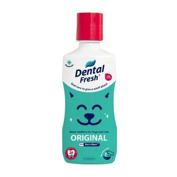 美國Dental Fresh潔牙白-一般版(貓狗適用)/貓咪版潔牙液 237ml(8oz) x 3入組