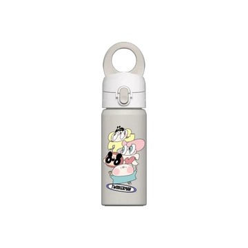 磁吸水壺 AquaStand 不鏽鋼 480cc - 無吸管 貝殼灰 - 鹿人 Twodeerman - Twodeerman