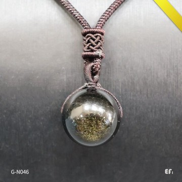 『金曜石珠項鍊』【Efanvei】 | 金曜石 | 金曜石項鍊 |天然水晶 | 珠鍊 | 黑曜石項鍊 |