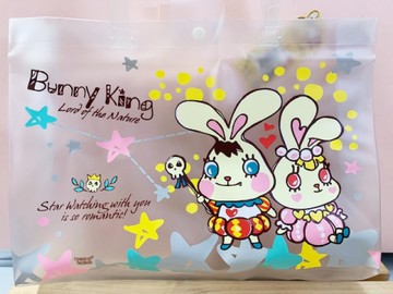 【震撼精品百貨】 Bunny King_邦尼國王兔~香港邦尼兔透明防水袋/透明提袋/補習袋#72387