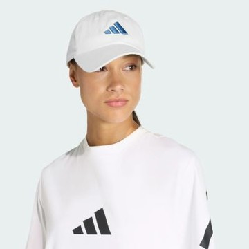 adidas 愛迪達 帽子 運動帽 棒球帽 遮陽帽 DAD CAP BIG LOG 米白灰 KE8267