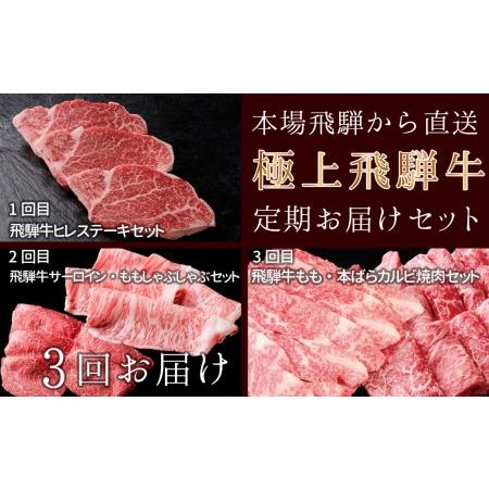 ふるさと納税 本場！飛騨直送！！極上飛騨牛セット　ステーキ・しゃぶしゃぶ・焼肉】 岐阜県下呂市