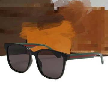 新款0417腿小方框高清偏光墨鏡女高級感時尚素太陽鏡男Sunglasses