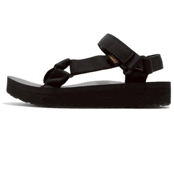 Teva 涼鞋 W MidFoam University 女鞋 黑 厚底 增高 黑 織帶涼鞋 1090969BLK